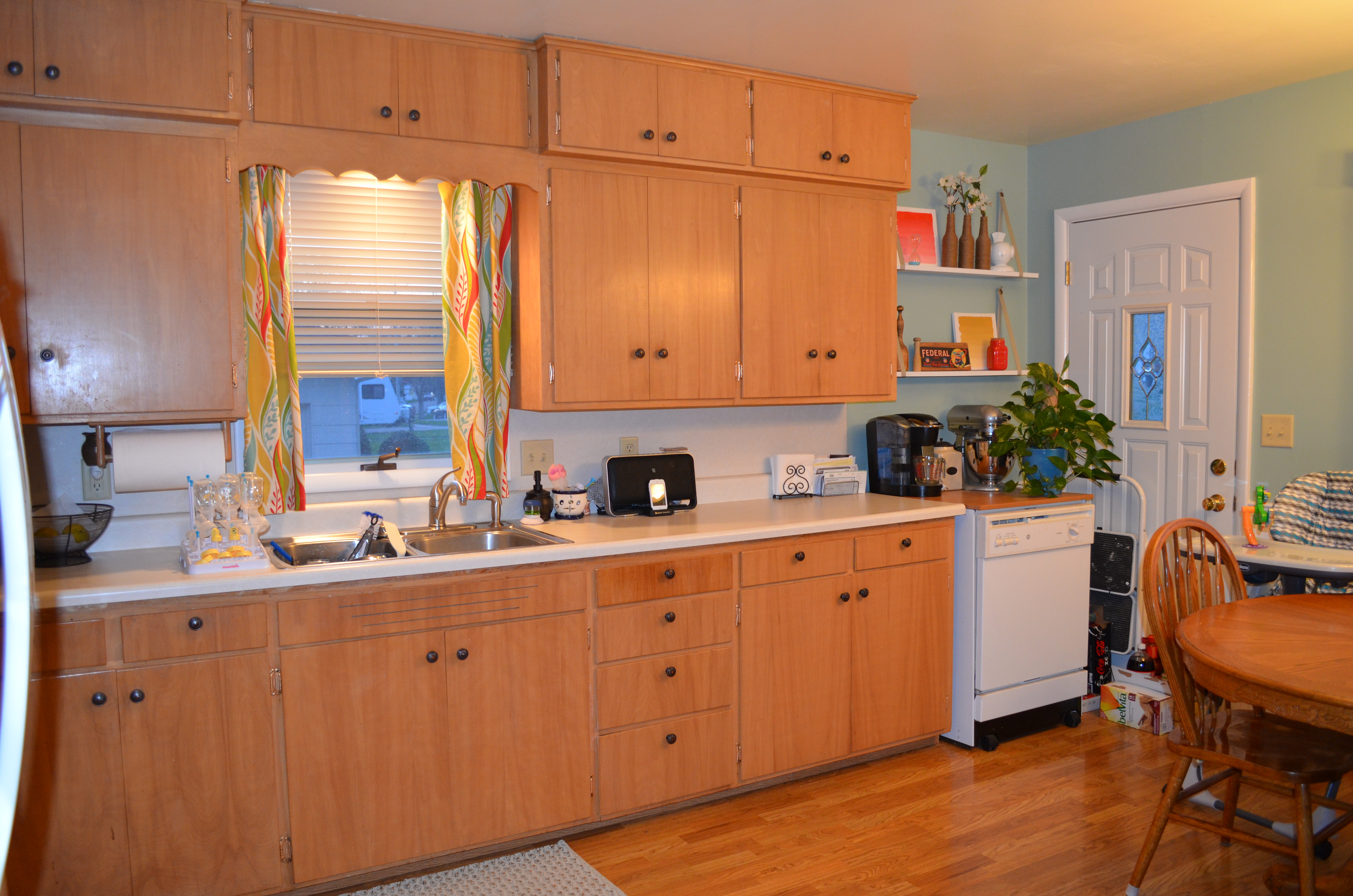 Kitchen Cabinet Restaining Rixen It Up
